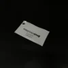 Custom Frosted Slider Bag with Metal Eyelet – Premium EVA/CPE Packaging for Woolen & Luxury Apparel