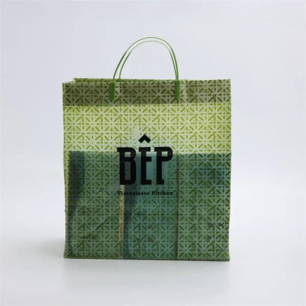 BEP Green Printed Tote Bag