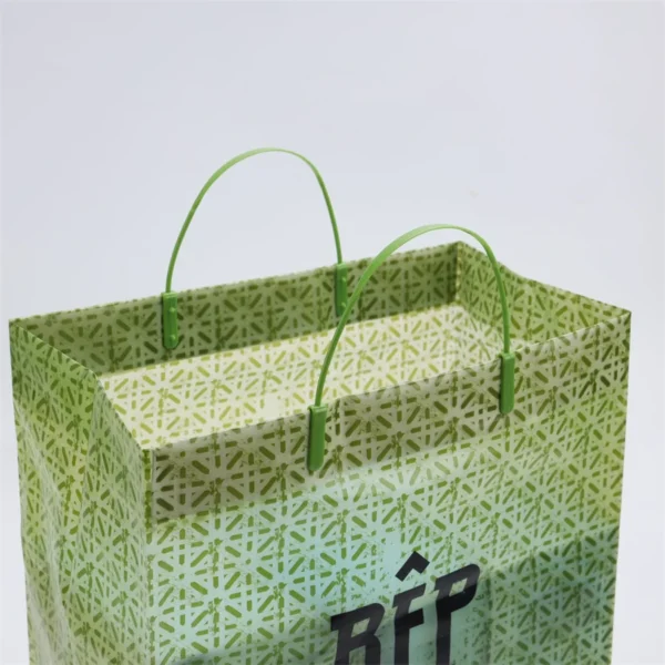 BEP Green Printed Tote Bag
