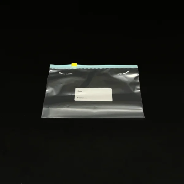 Black Frosted Food Ziplock Bag