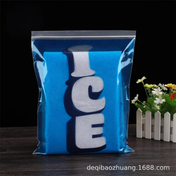 Blue Aluminum Foil Stand Up Pouch