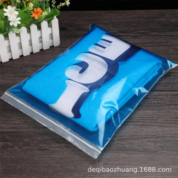 Blue Aluminum Foil Stand Up Pouch