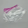 Blue Pink Slider Transparent Zipper Bag