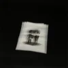 Saco com zíper fosco de silhueta de desenho animado