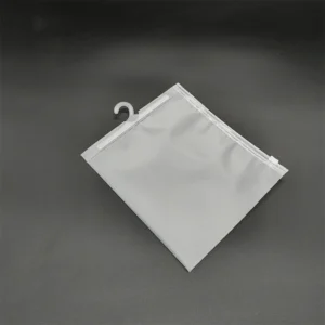 gray-frosted-hook-zipper-bag-01.webp Gray Frosted Hook Zipper Bag