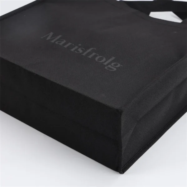 Marisfrolg Black Non-Woven Tote Bag