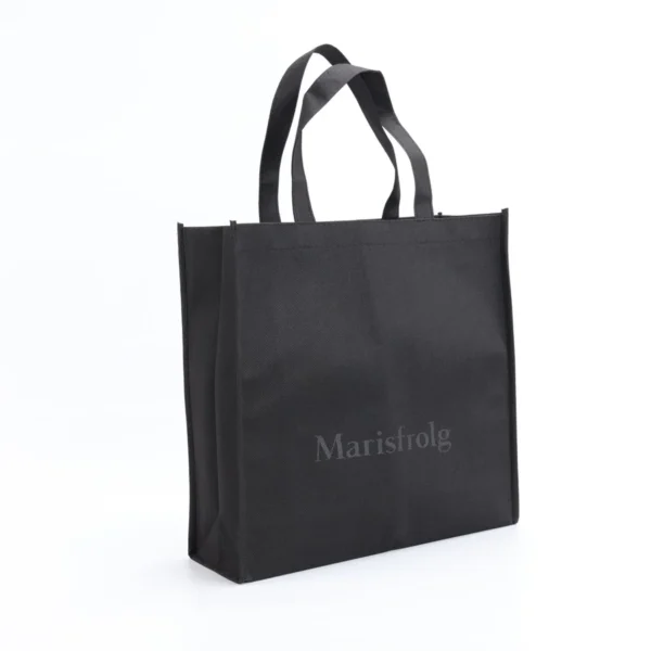 Marisfrolg Black Non-Woven Tote Bag