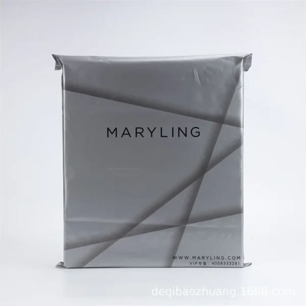 MARYLING Gray Aluminum Foil Stand Up Pouch