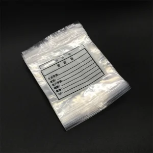 Shipping Mark Transparent Ziplock Bag