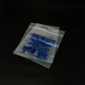 Toy Transparent Punched Handle Ziplock Bag