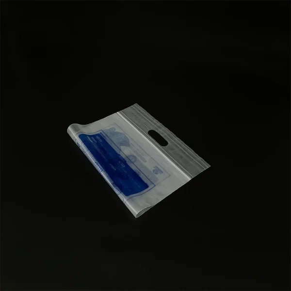 Toy Transparent Punched Handle Ziplock Bag