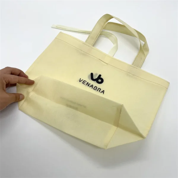 VENABRA Beige Non-Woven Tote Bag