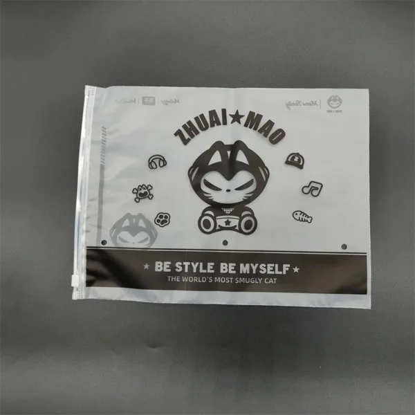 Zhuaimao Cat Printed Ziplock Packaging Bag