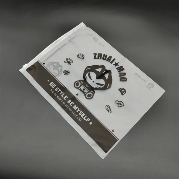 Zhuaimao Cat Printed Ziplock Packaging Bag