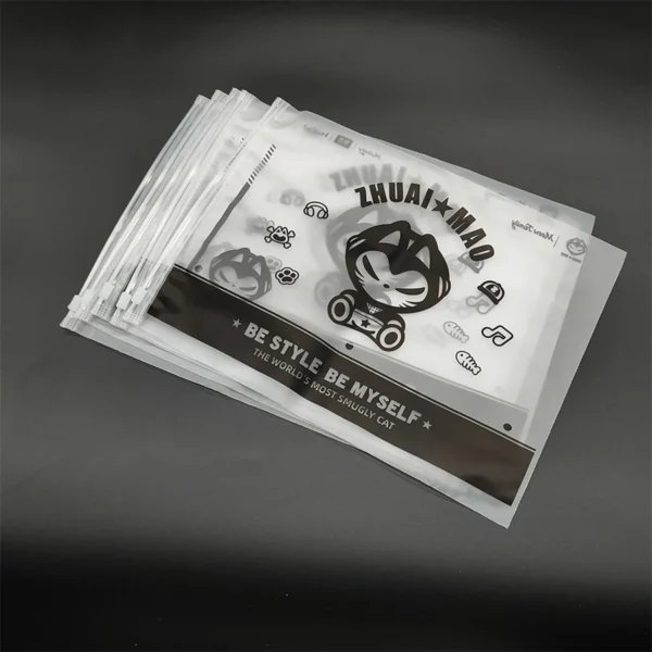 Zhuaimao Cat Printed Ziplock Packaging Bag