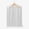 zippered-hanging-garment-bag-single Clear PE Zippered Hanging Garment Bags for Clothes Storage