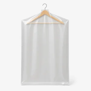 Clear PE Zippered Hanging Garment Bags for Clothes Storage